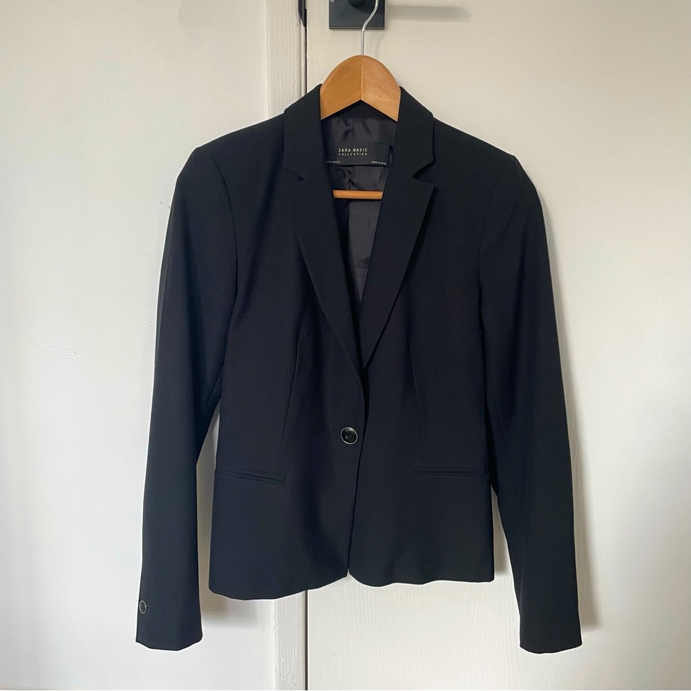 Zara Basics Black Blazer size XSmall